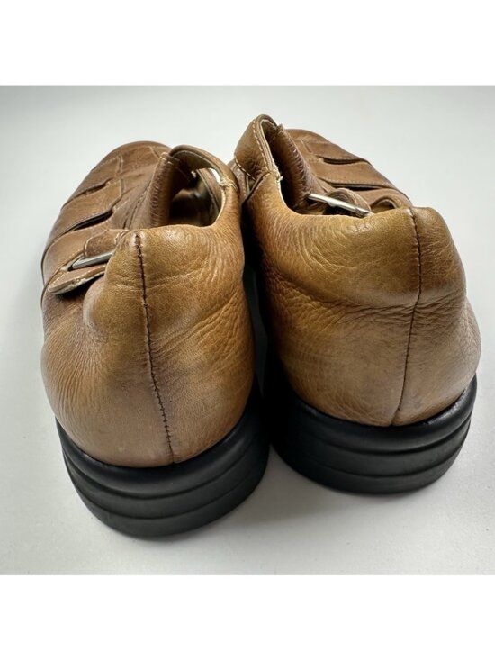 Johnston & Murphy Fisherman Dad Sandals Light Brown Leather 10.5 M main image 8